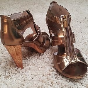 Michael Kors Berkley-Rose Gold Heels Shoes